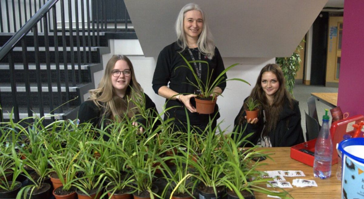 Picture of people at a SERC Halloween Fair stall